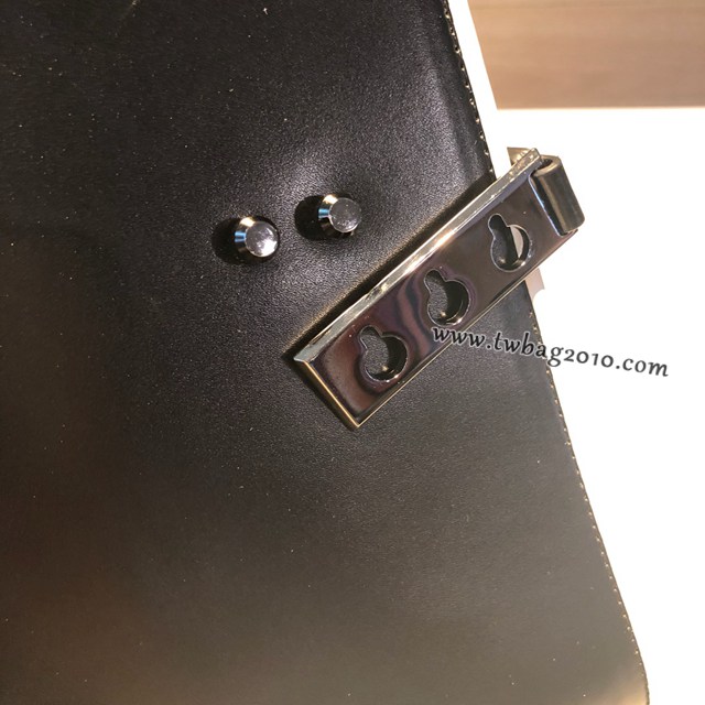 Delvaux全新限量Tempete MM黑色滾白邊包box皮手提女包 德爾沃專櫃TP系列中號手袋 bxs1019